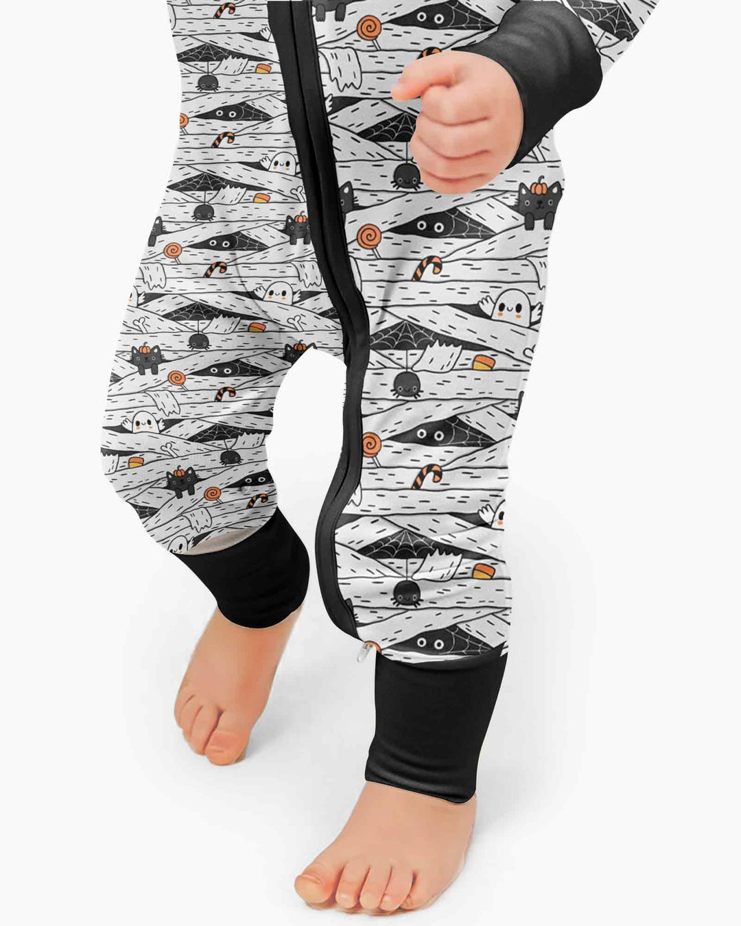 Halloween Mummy Monster Bamboo Convertible Zippy