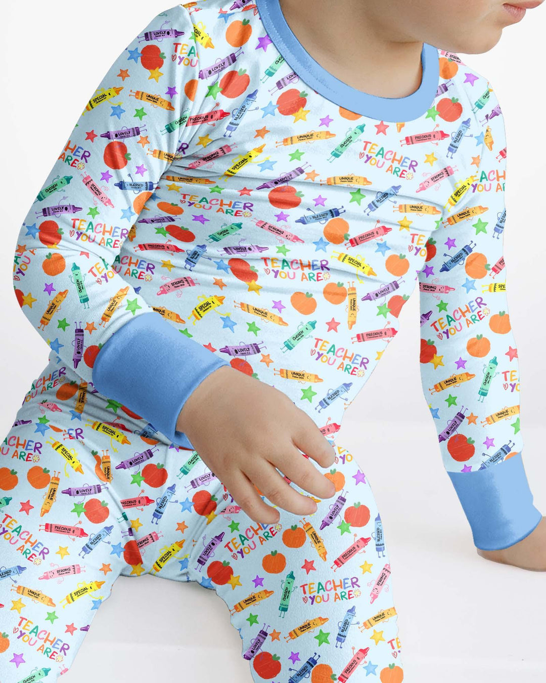 Teacher You Are Special Bamboo Two Piece Long Sleeve Pajama Set