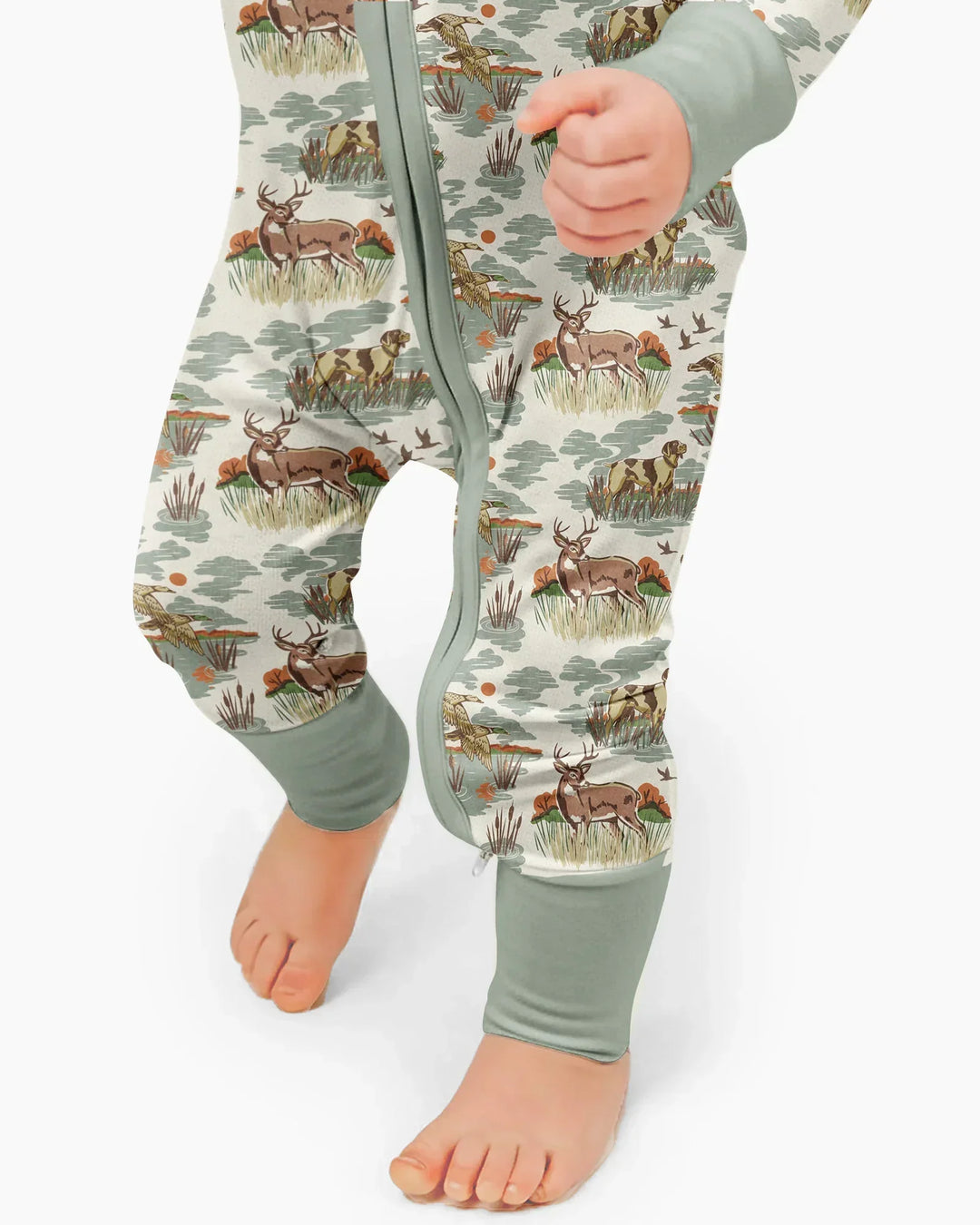 Vintage Hunting Season Daddy& Me Matching Bamboo Convertible Zippy