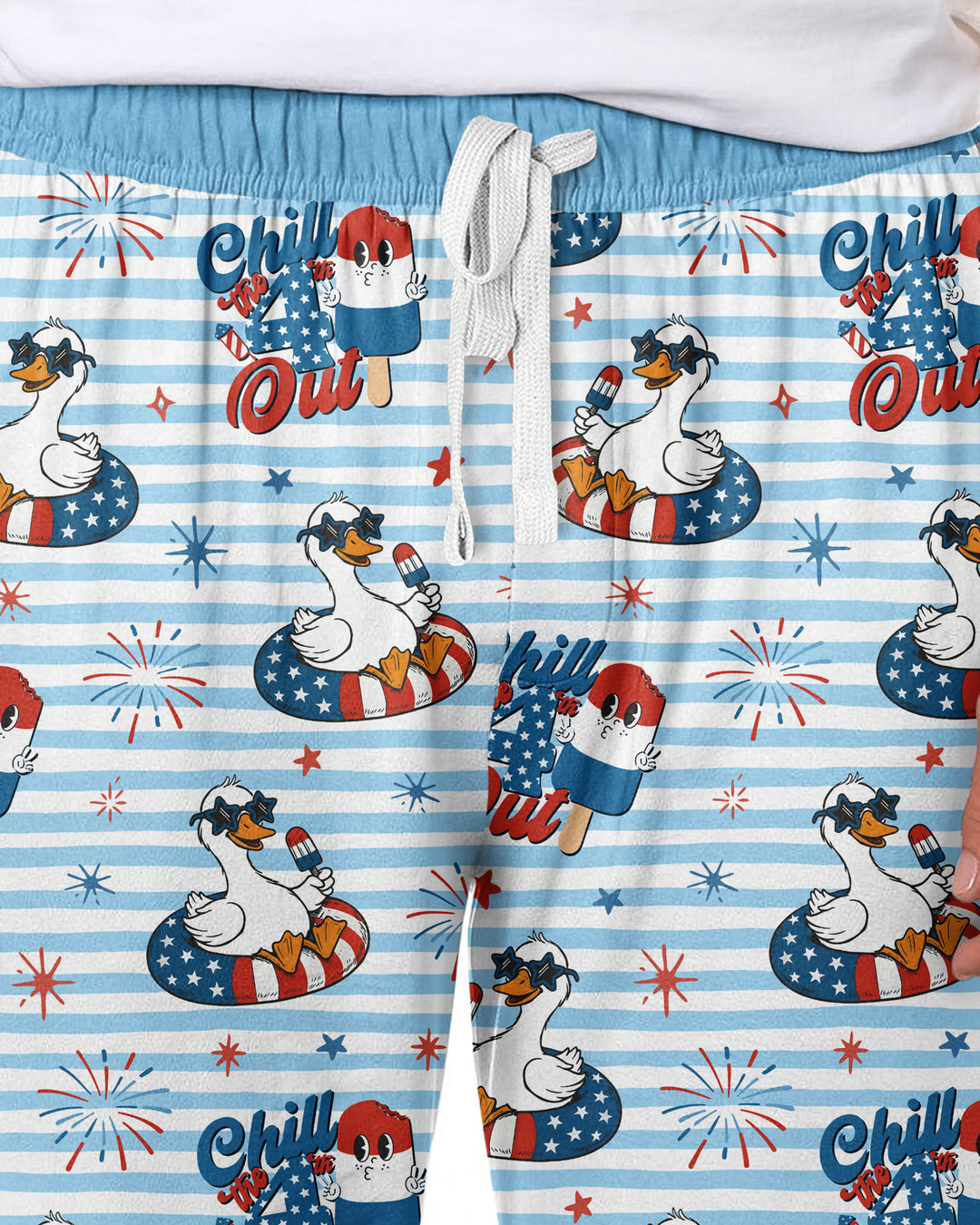 Chill the Fourth Out Bamboo Men's Pajama Set