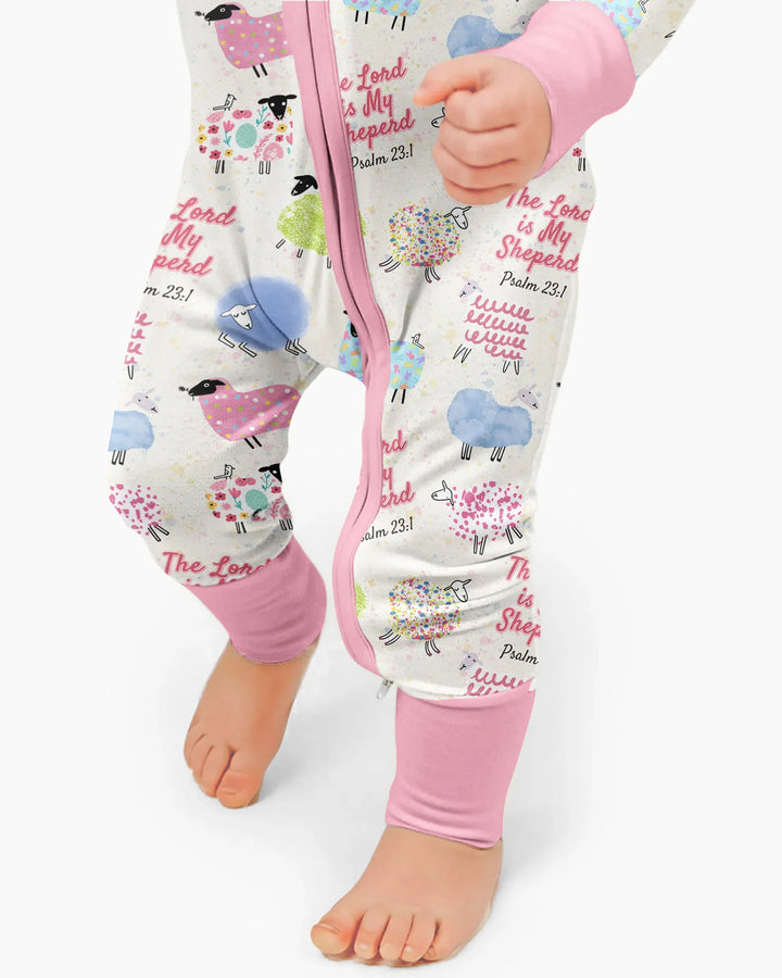 The Lord Is My Shepherd Psalm 23 Bamboo Convertible Zippy