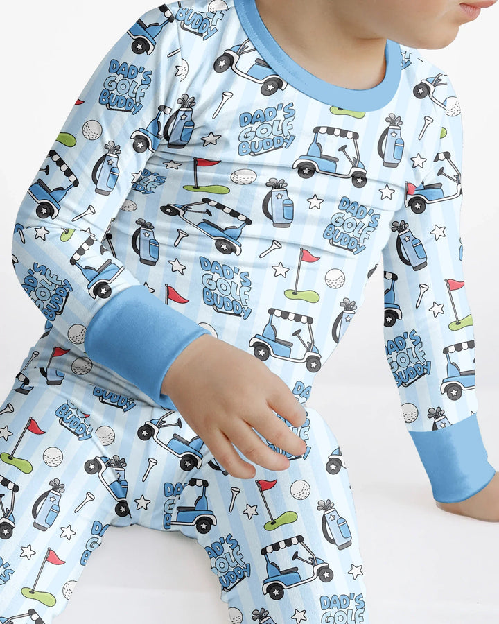 Dad's Golf Buddy Bamboo Two Piece Long Sleeve Pajama Set