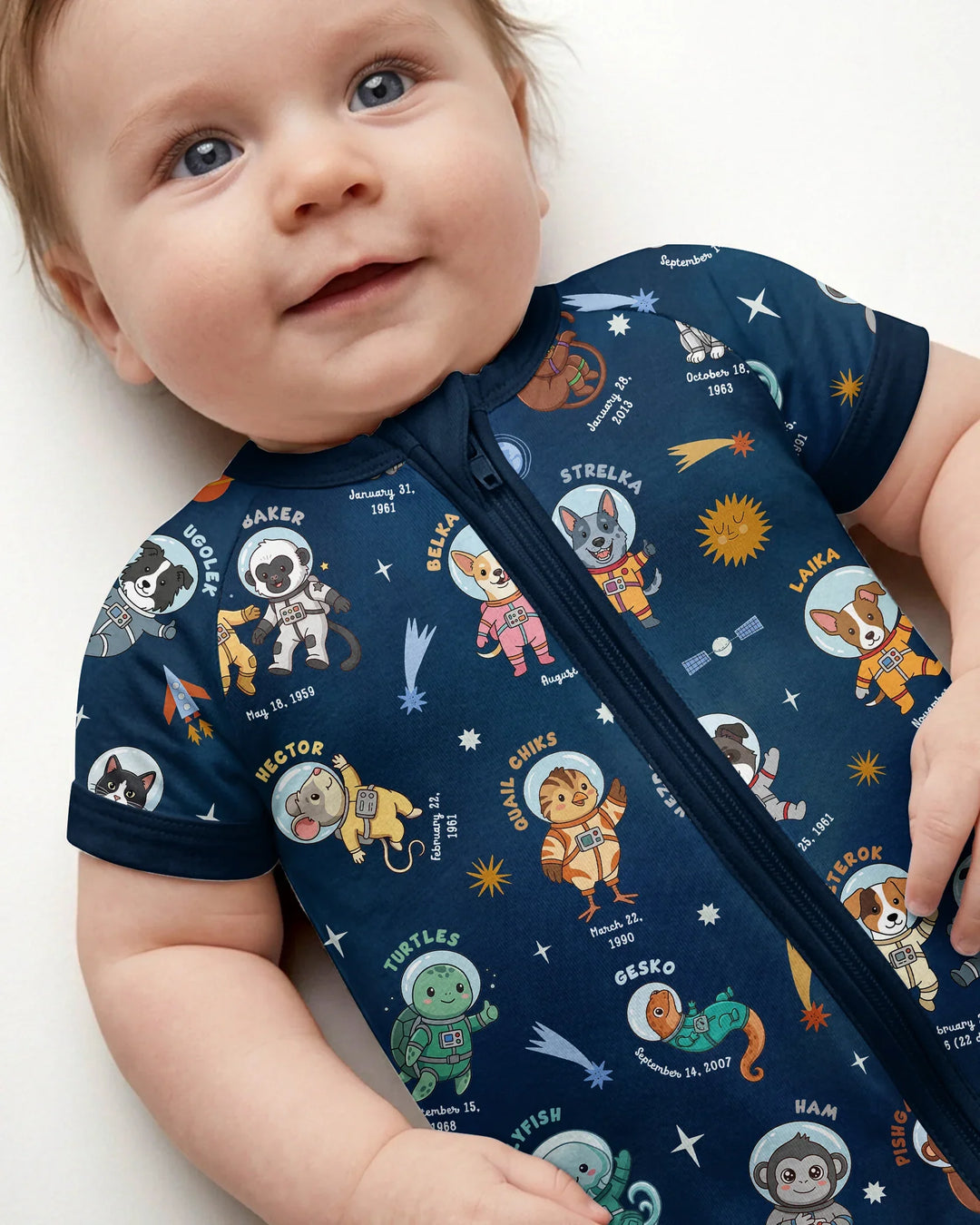 Animal Astronauts Bamboo Shorty Zippy