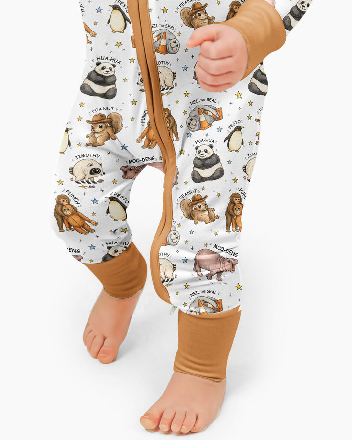 Cute Viral Animals Bamboo Convertible Zippy