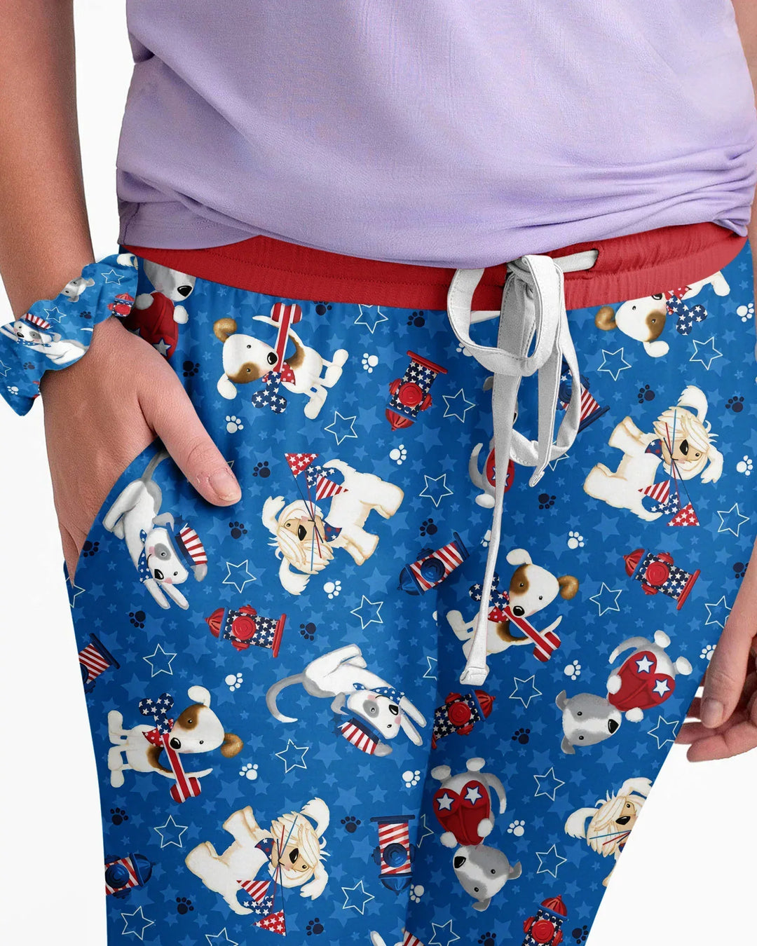 Pijama de bambú Red, White & Woof a juego para mujer y familia