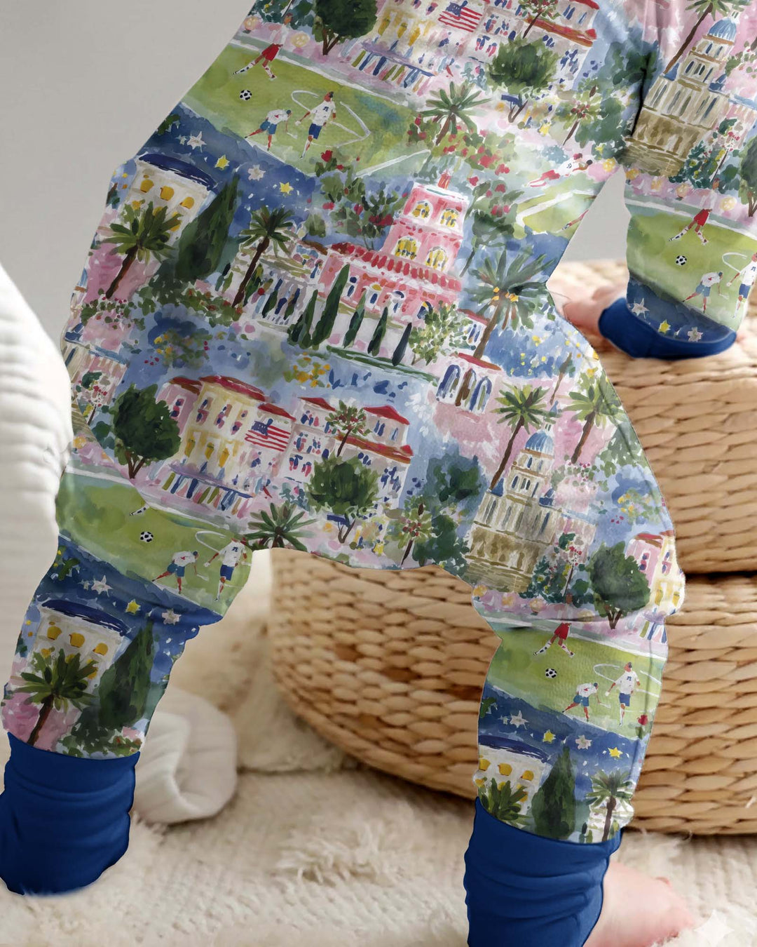 Gerippte Babykleidung mit individuellem Foto - Weich &amp; Skizzenhaft