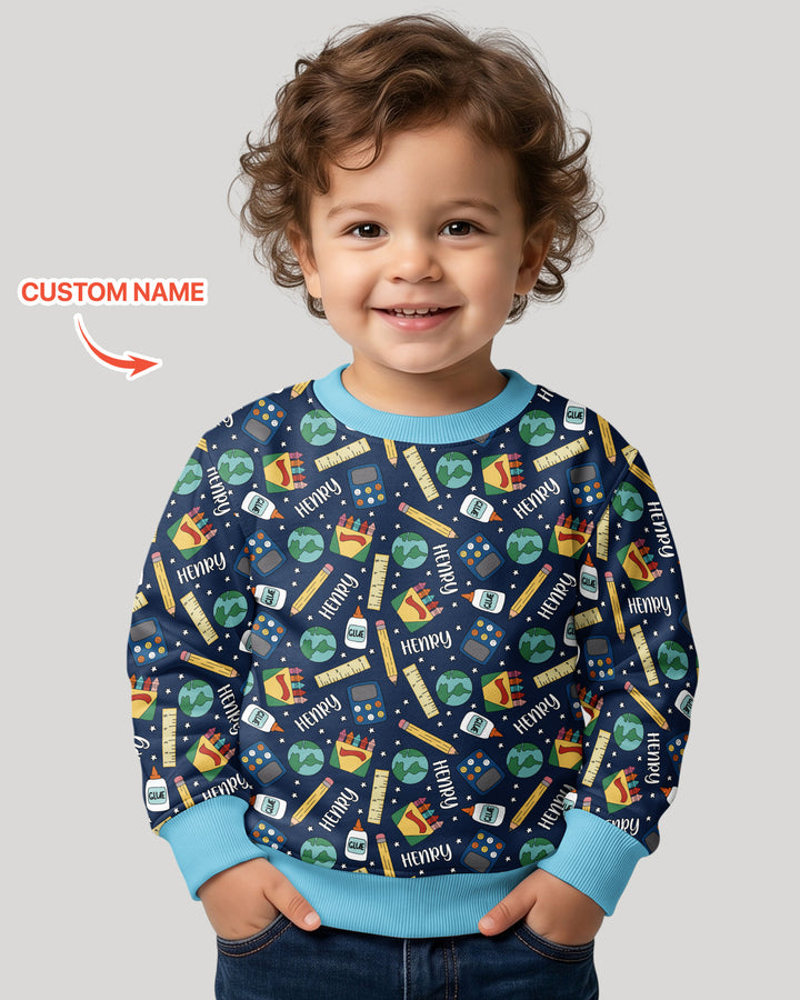 School Supply Bamboo Crewneck Sweatshirt