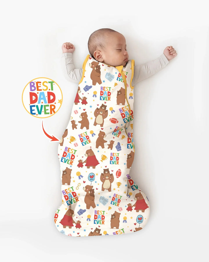 Best Daddy Bear Ever Family Matching Bamboo Sleep Bag