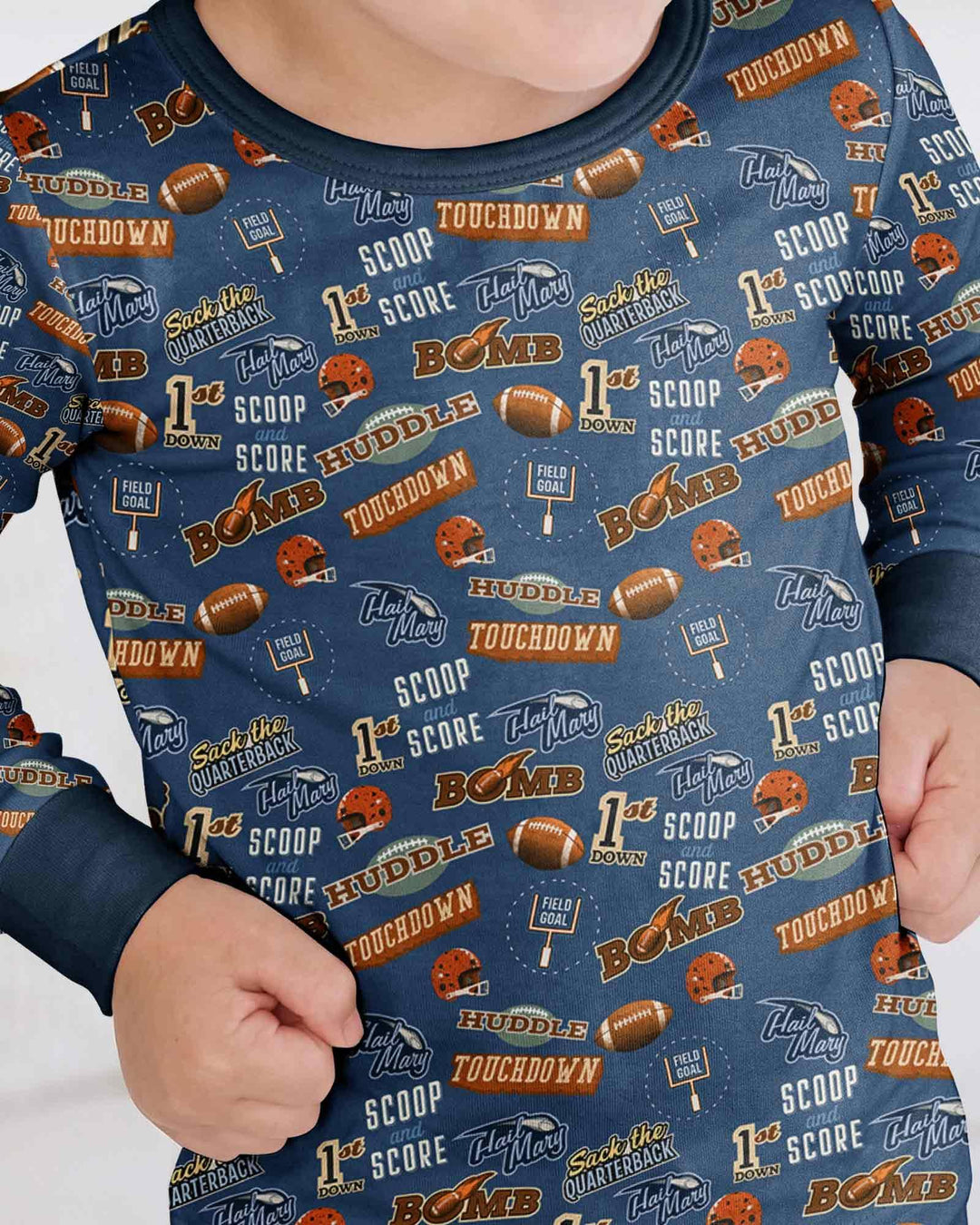 Conjunto de pijama de dos piezas de bambú con mangas largas, plantilla PERSONALIZADA