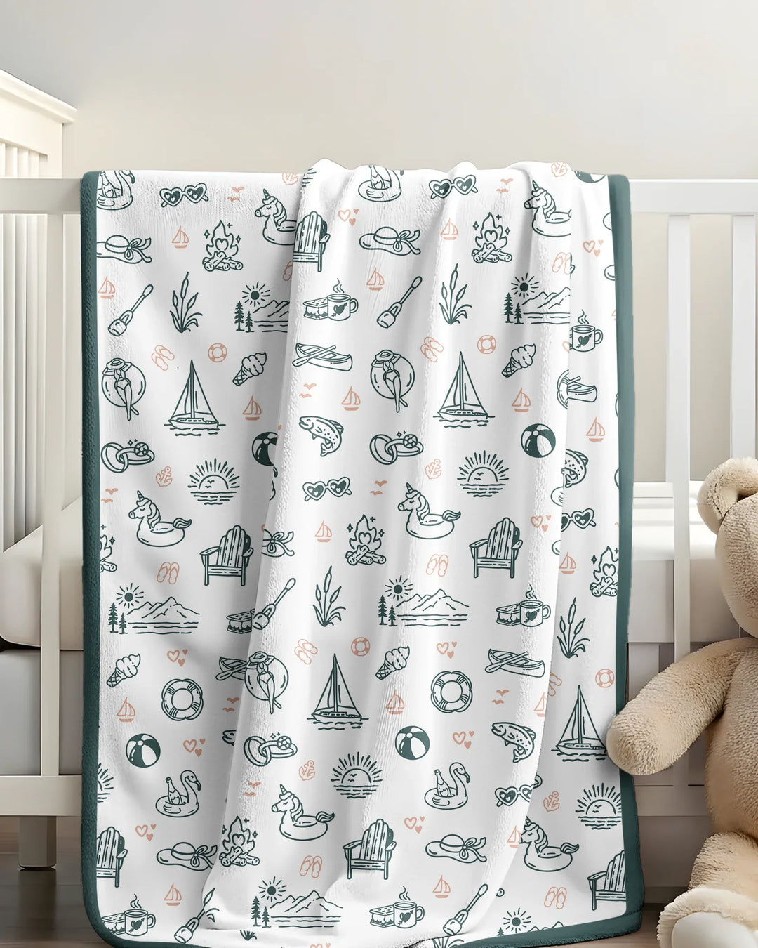 Lake Vibe Bamboo Blanket