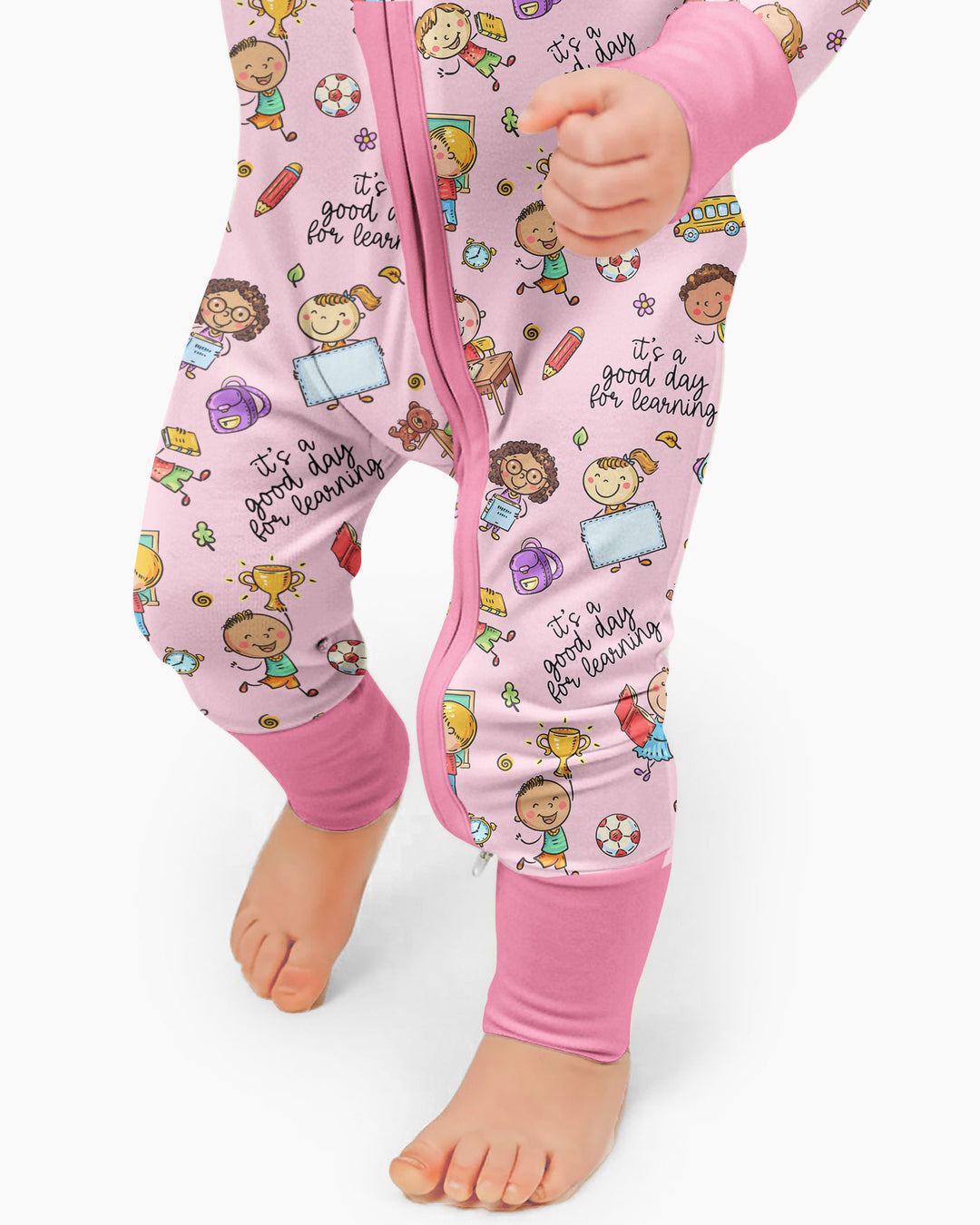 Gerippte Babykleidung mit individuellem Foto - Weich &amp; Skizzenhaft