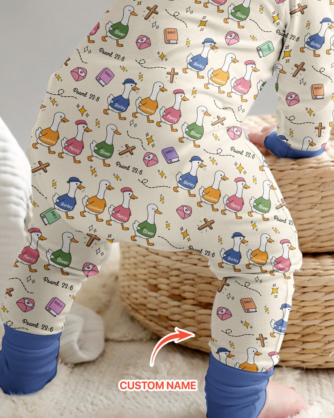 Psalm 23:6 Matching Family Bamboo Convertible Zippy