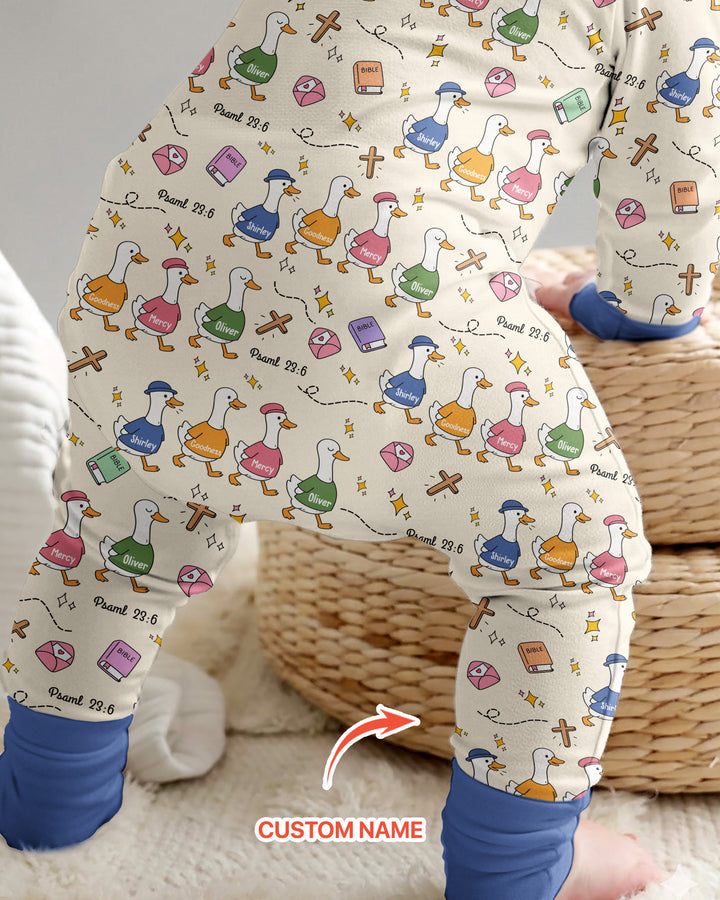 Psalm 23:6 Matching Family Bamboo Convertible Zippy