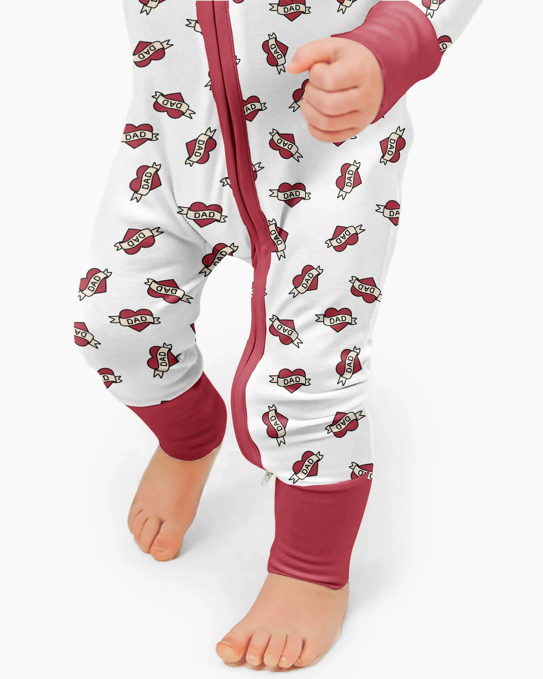 Gerippte Babykleidung mit individuellem Foto - Weich &amp; Skizzenhaft