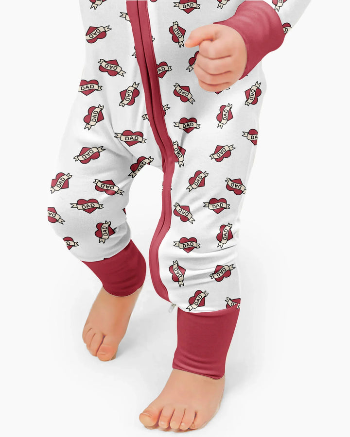 Gerippte Babykleidung mit individuellem Foto - Weich &amp; Skizzenhaft