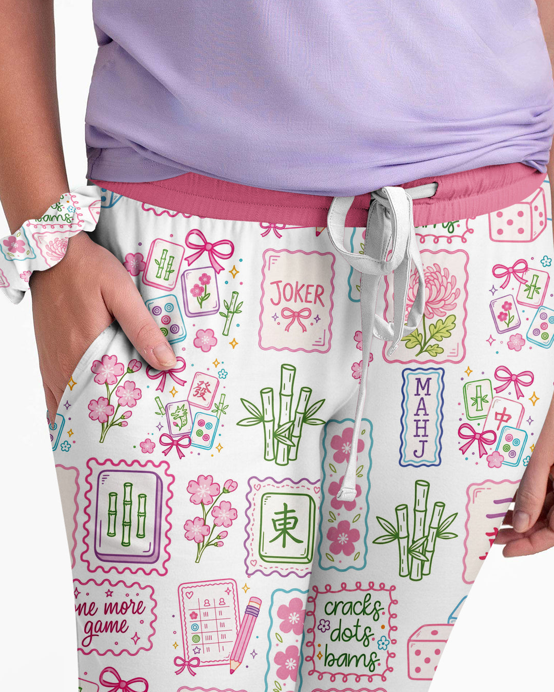 Cracks, Dots & Bams Mommy & Me Matching Bamboo Women Pajama Set