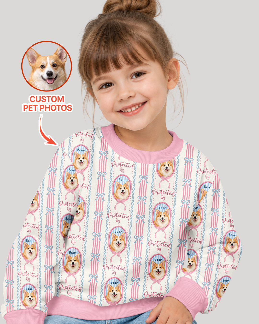 Custom Template Bambus-Rundhals-Sweatshirt