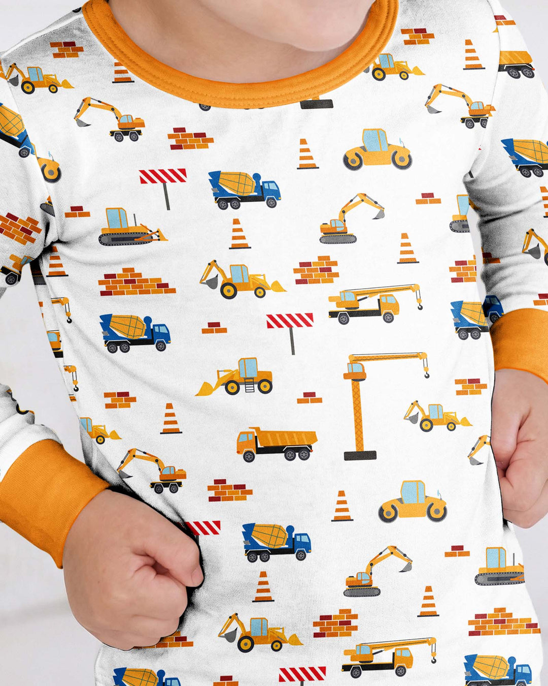 Construction Bamboo Two Piece Pajama Set