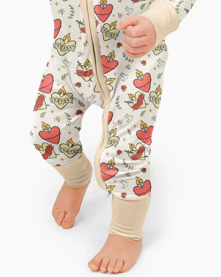 Gerippte Babykleidung mit individuellem Foto - Weich &amp; Skizzenhaft