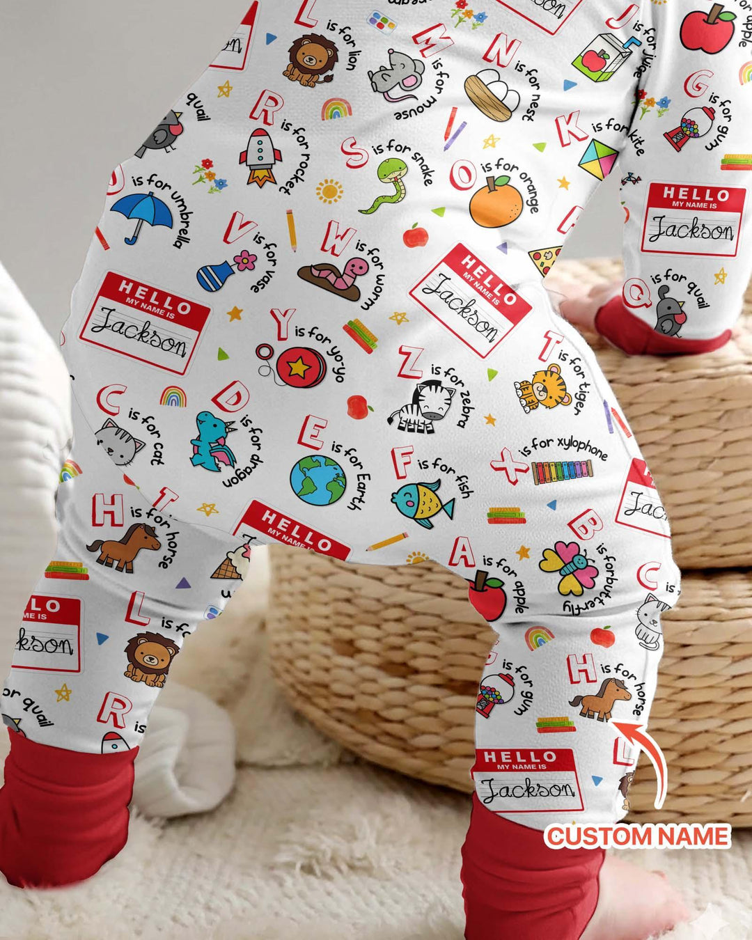 Gerippte Babykleidung mit individuellem Foto - Weich &amp; Skizzenhaft