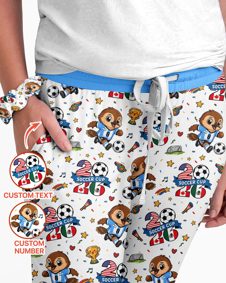 Plantilla de conjunto de pijama de mujer de bambú
