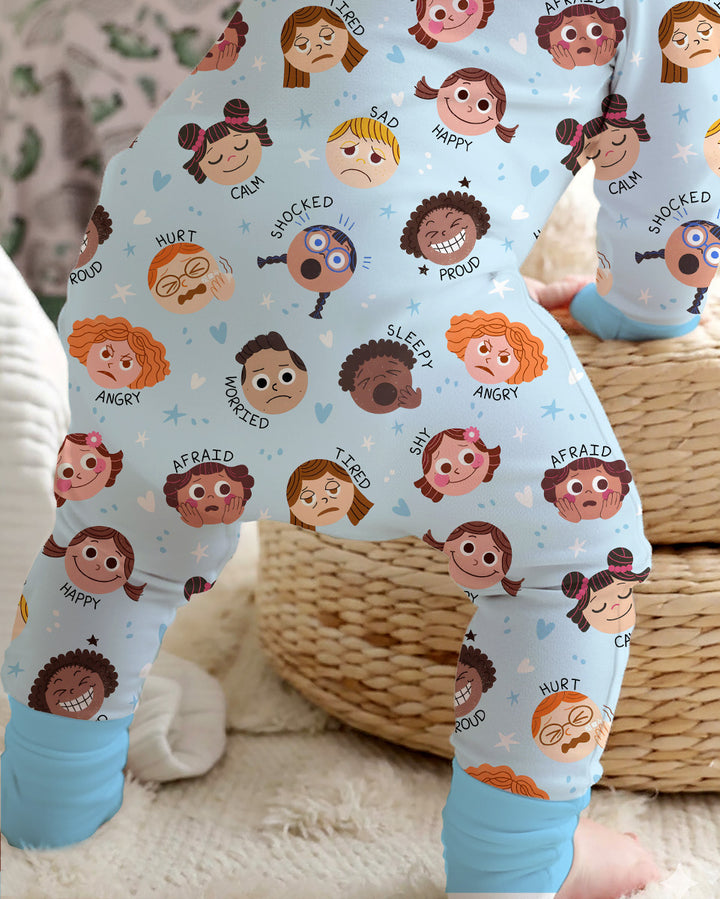 Gerippte Babykleidung mit individuellem Foto - Weich &amp; Skizzenhaft