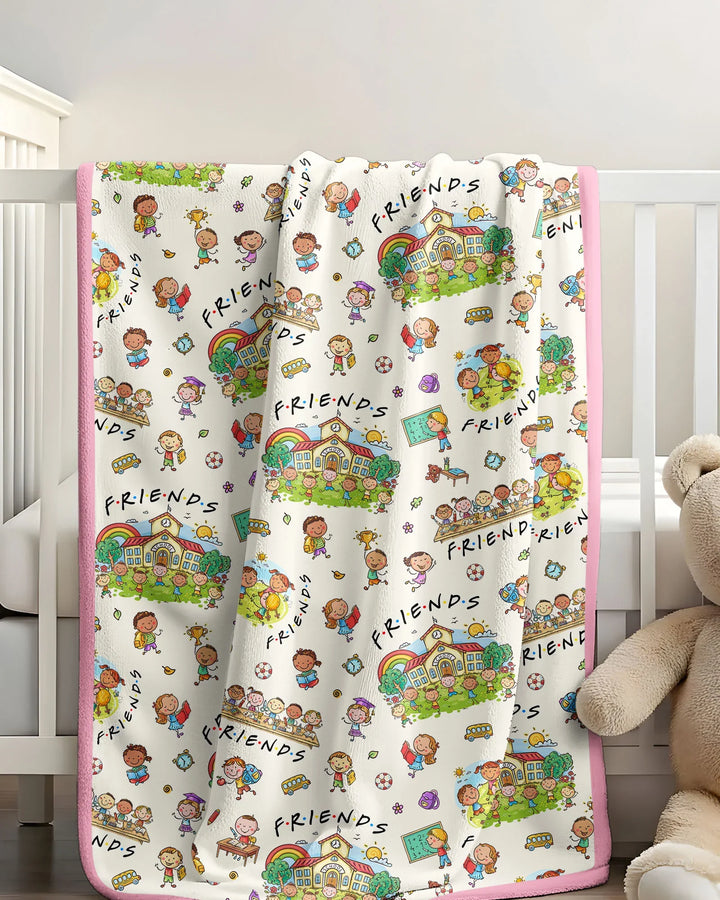 School Friends Forever Bamboo Blanket
