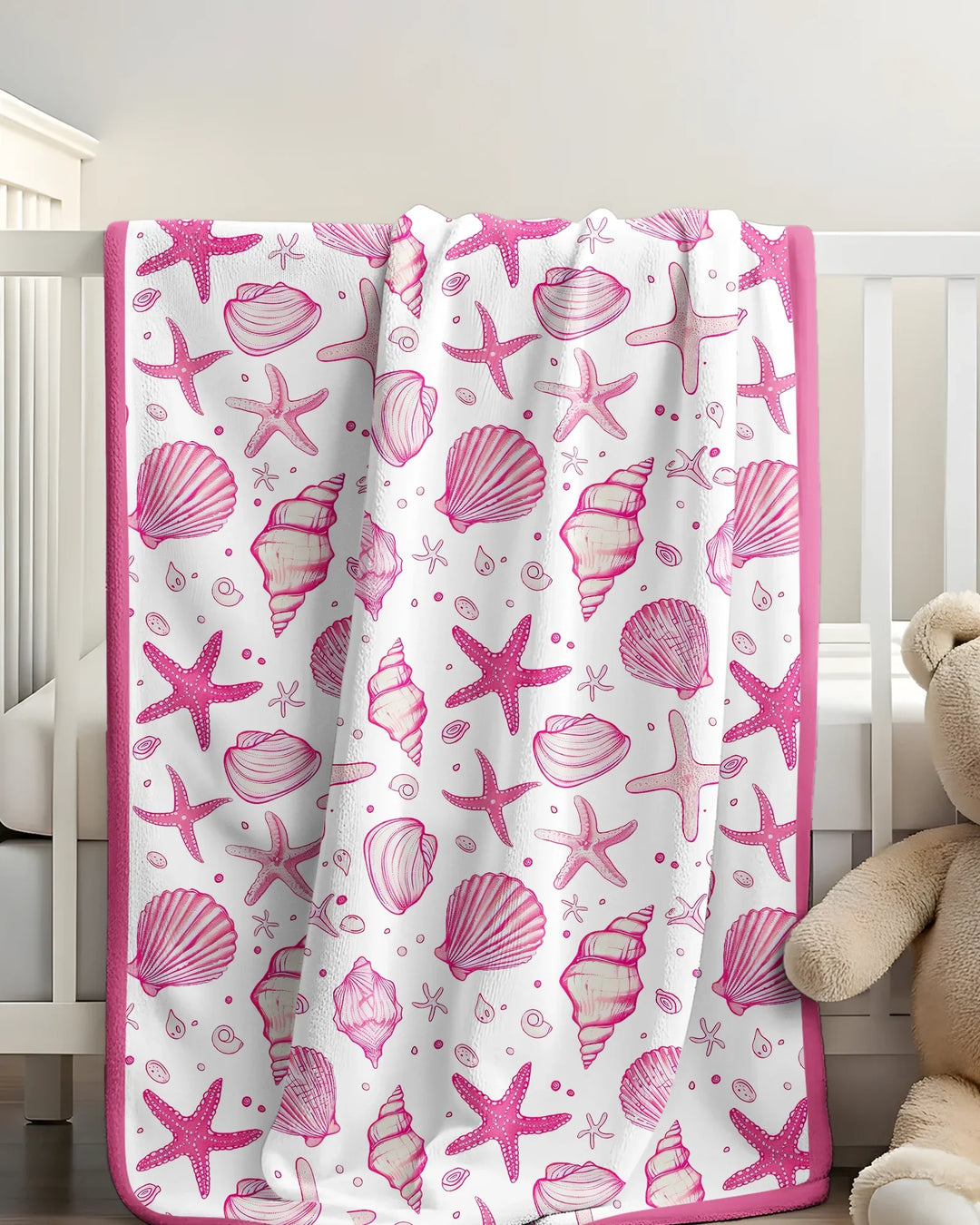 Coastal Charm Family Matching Bamboo Blanket