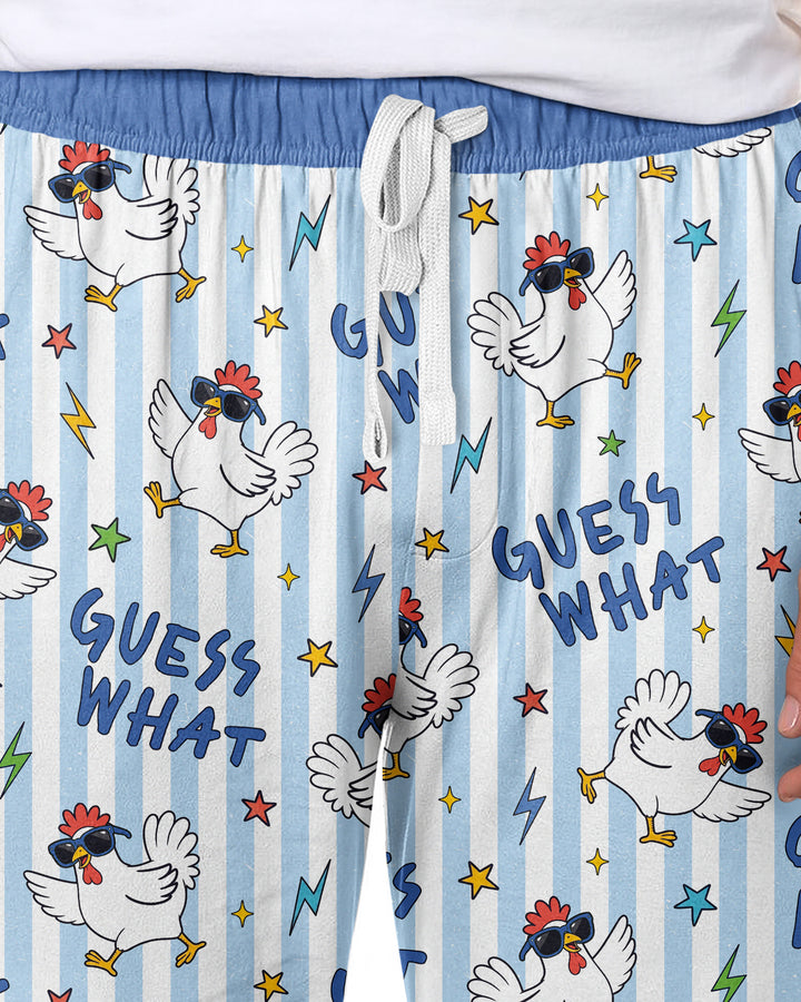 Guess What? Chicken Butt! Bamboo Men's Pajama Set