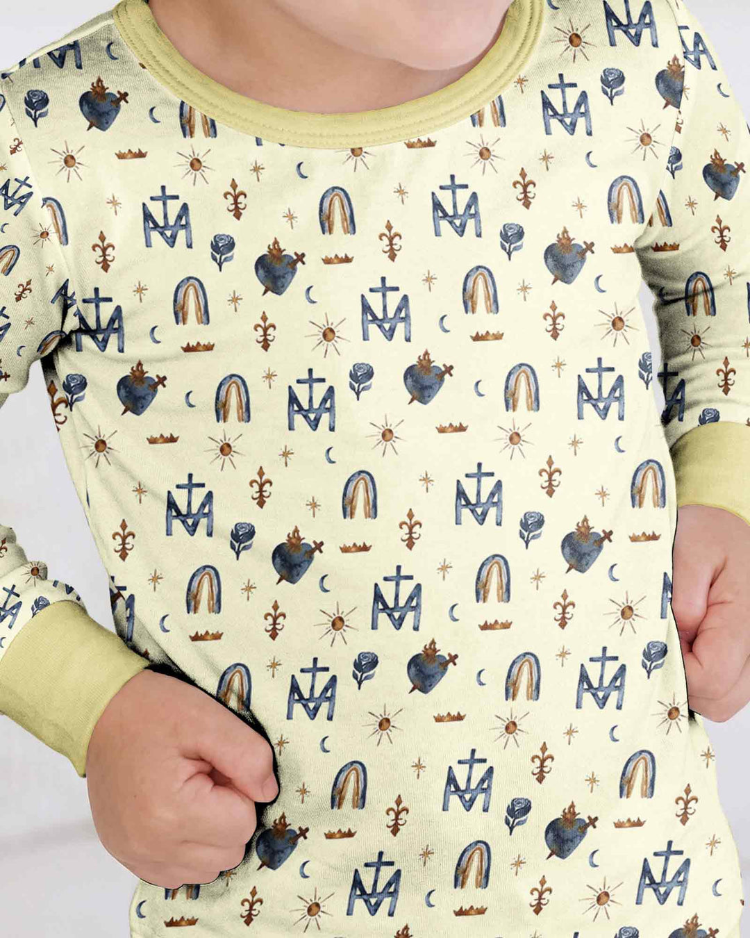 Immaculate Heart Bamboo Two Piece Long Sleeve Pajama Set