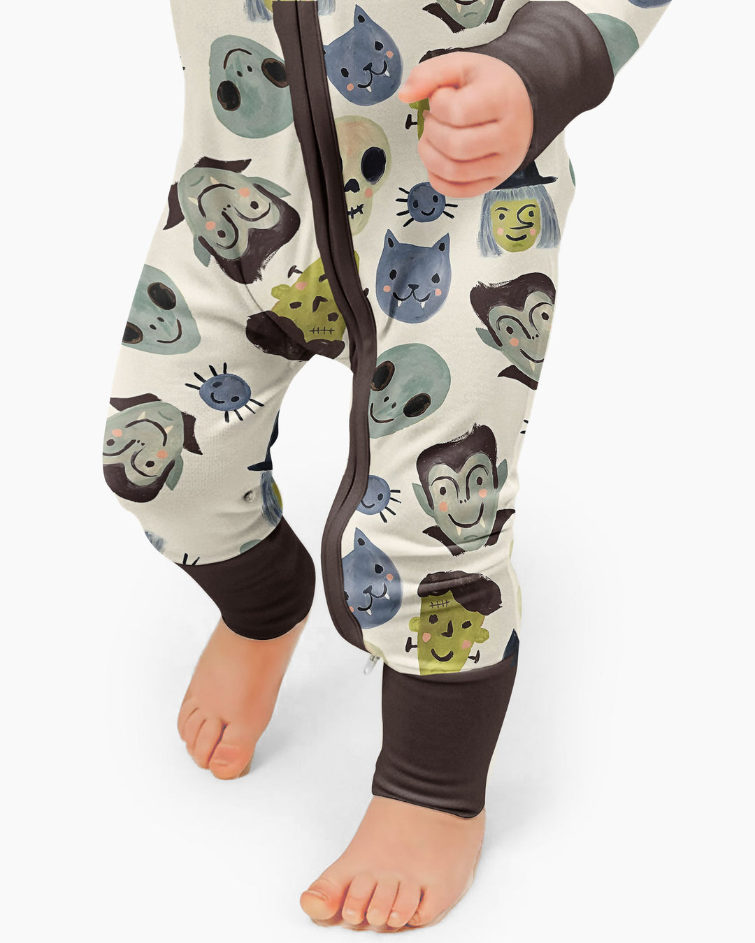Halloween Face Bamboo Convertible Zippy