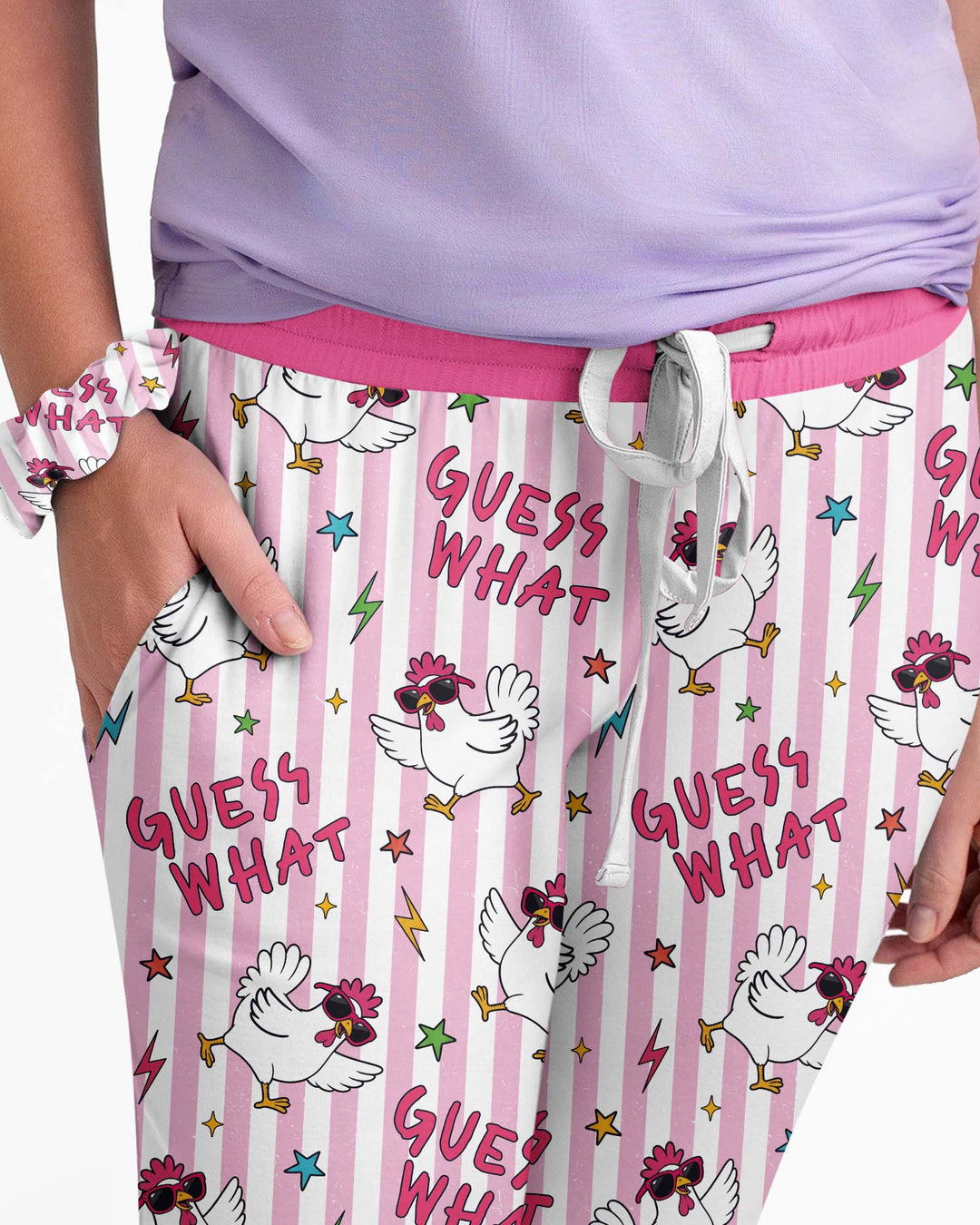 Guess What? Chicken Butt! Bamboo Women Pajama Set