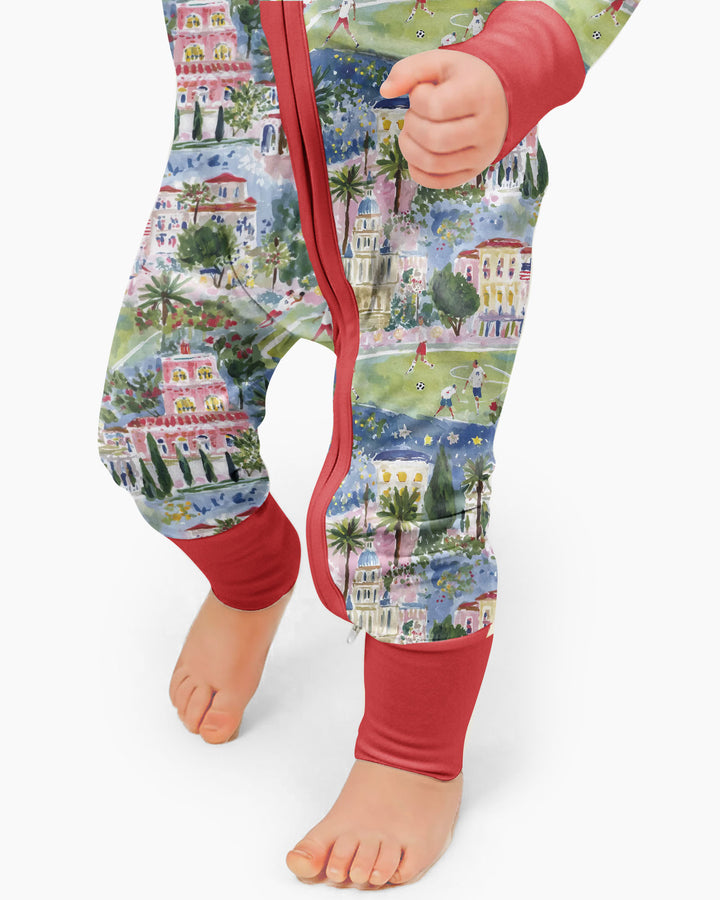 Gerippte Babykleidung mit individuellem Foto - Weich &amp; Skizzenhaft