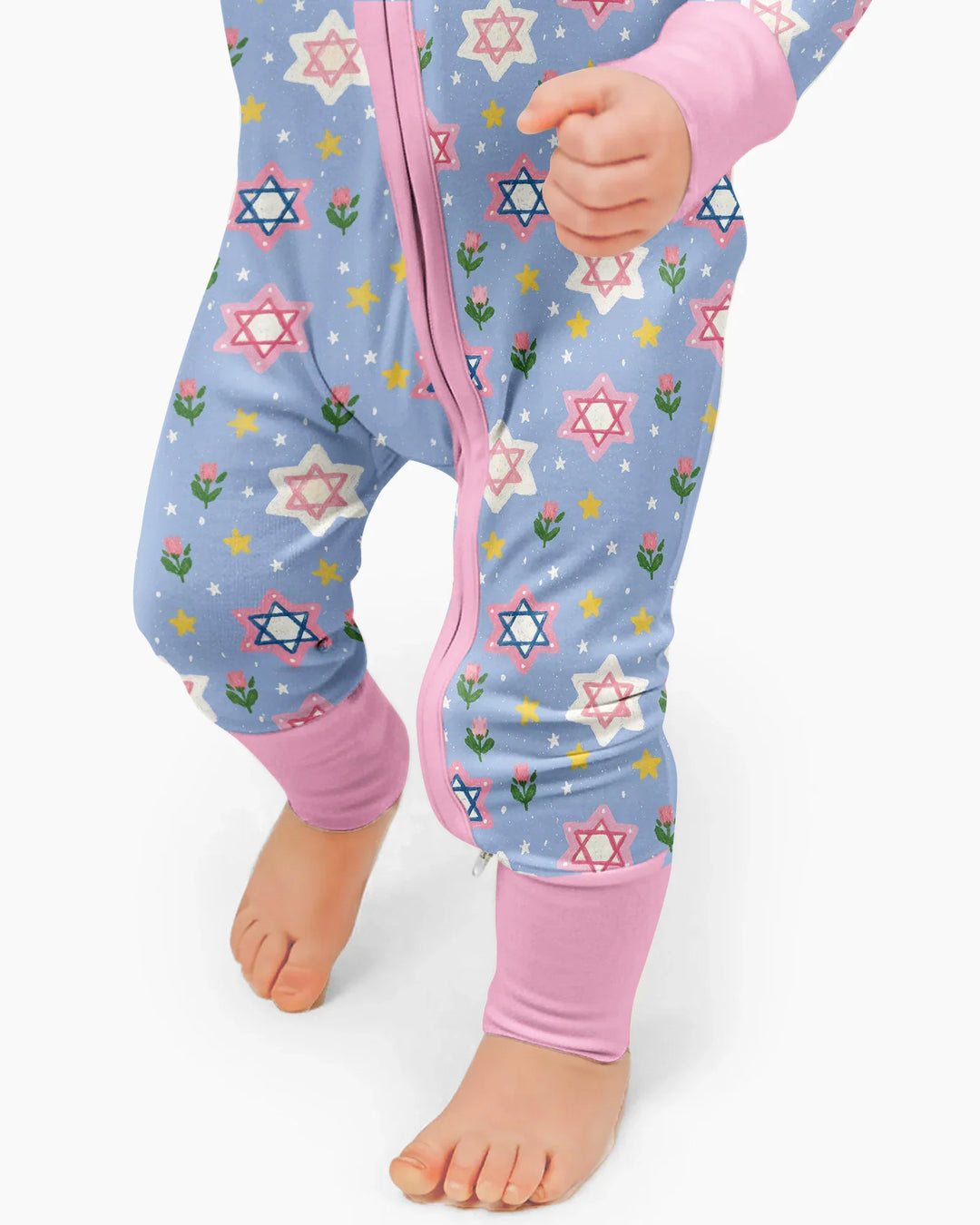 Starry Bloom Blessings Family Matching Bamboo Convertible Zippy