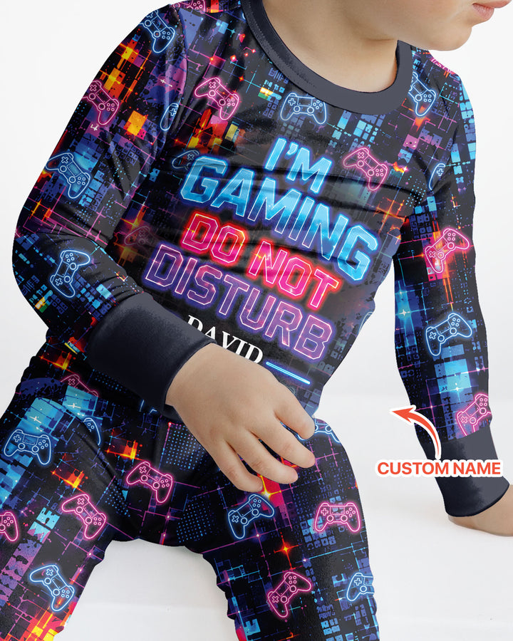 Game Mode On Bamboo Two Piece Long Sleeve Pajama Set