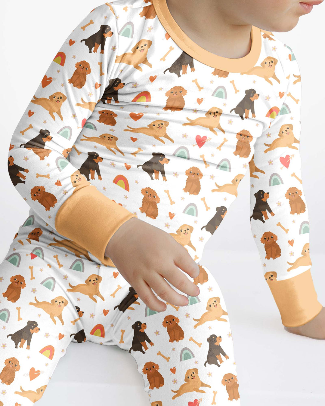 Brown Dogs Bamboo Two Piece Pajama Set