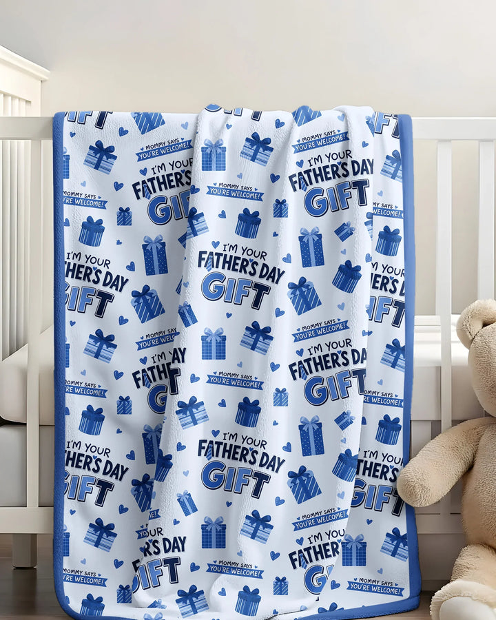 I'm Your Father's Day Gift Bamboo Blanket