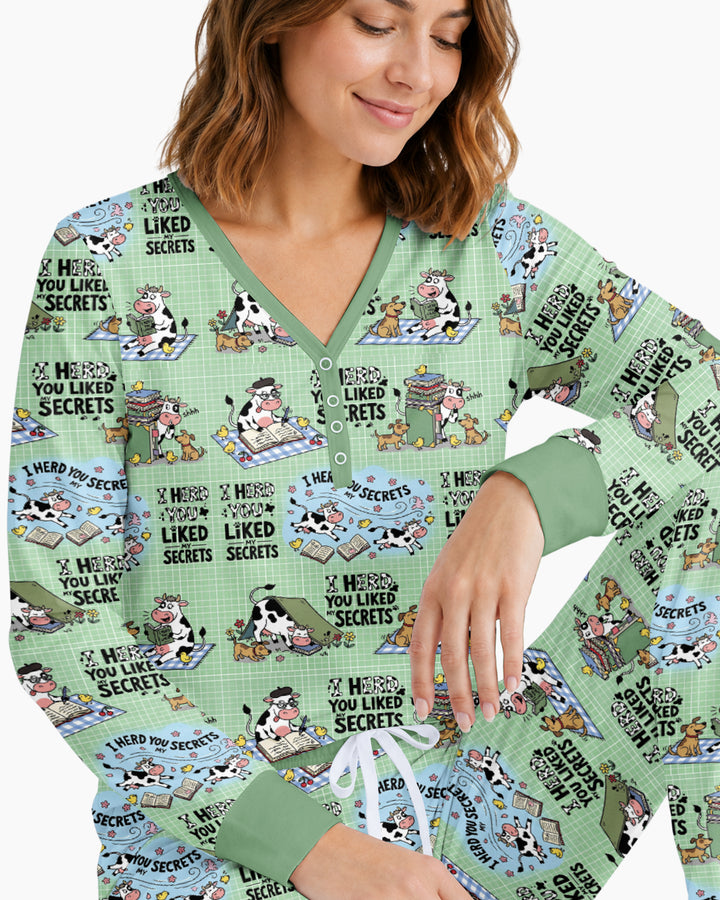 The Secret Gossip Club Bamboo Women Pajama Set