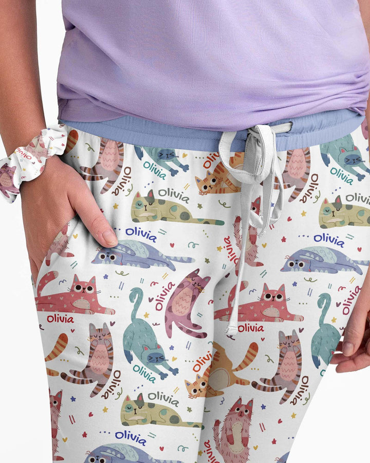 Template Damen Pyjama-Set aus personalisiertem Bambus