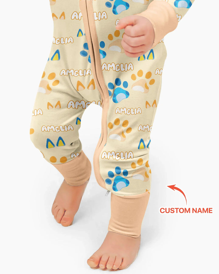 Gerippte Babykleidung mit individuellem Foto - Weich &amp; Skizzenhaft