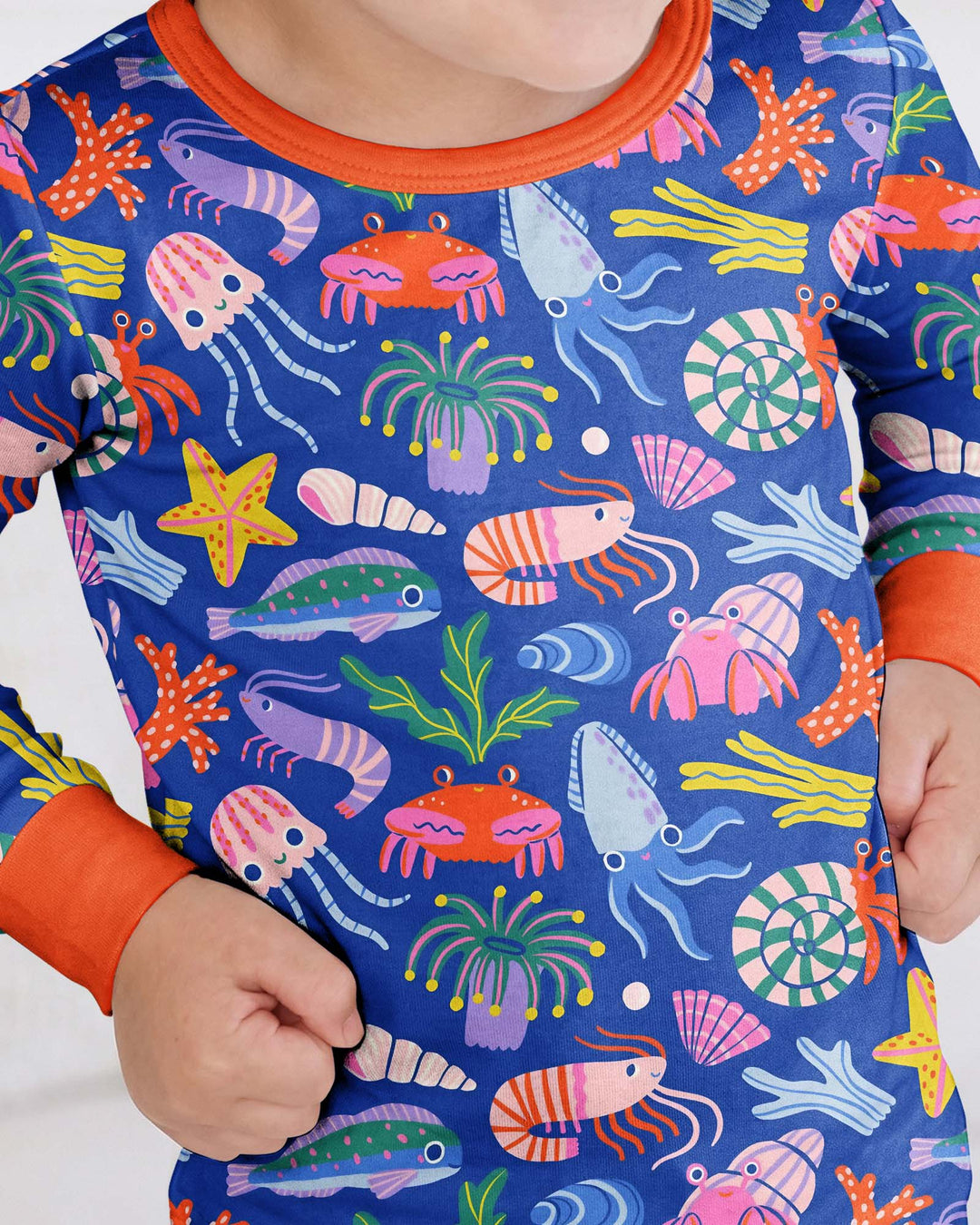 Under the Sea Bamboo Two Piece Long Sleeve Pajama Set