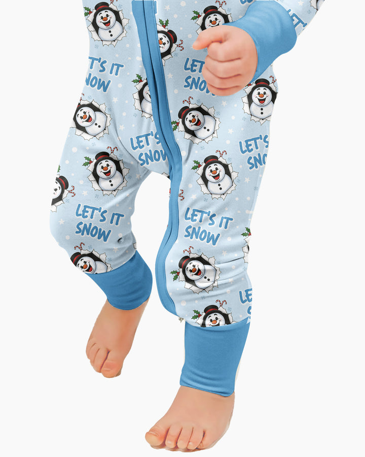 Funny Snowman Bamboo Convertible Zippy
