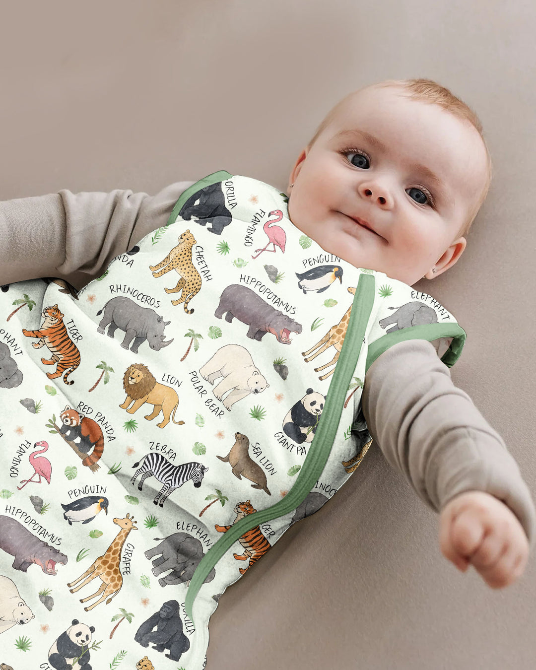 Safari Animals Bamboo Sleep Bag