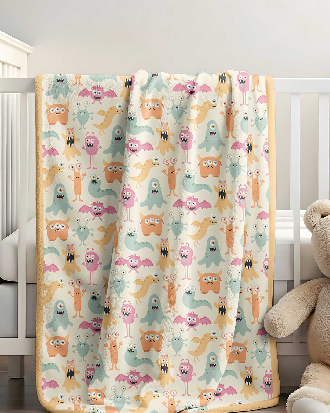 Monster Boo Bash Bamboo Blanket