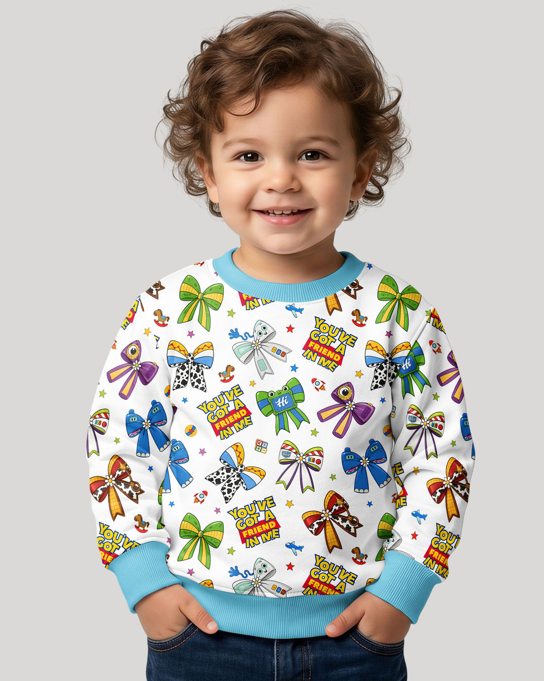 Sudadera de cuello redondo Bamboo Template