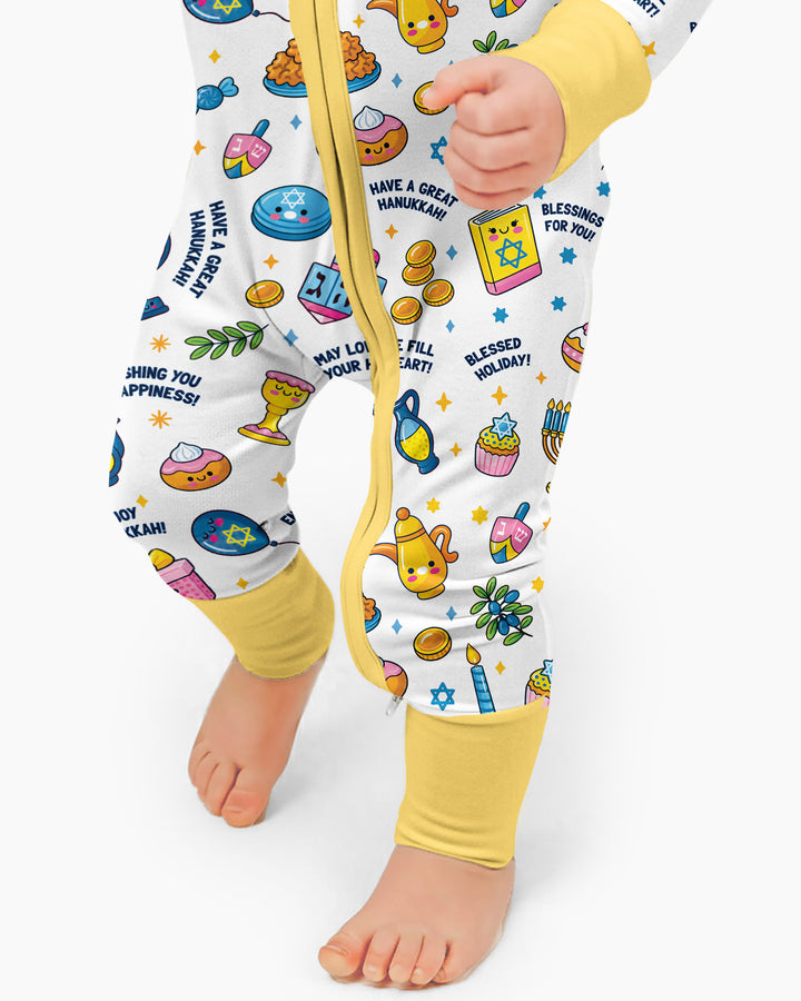 Kawaii Menorah Holiday Bamboo Convertible Zippy
