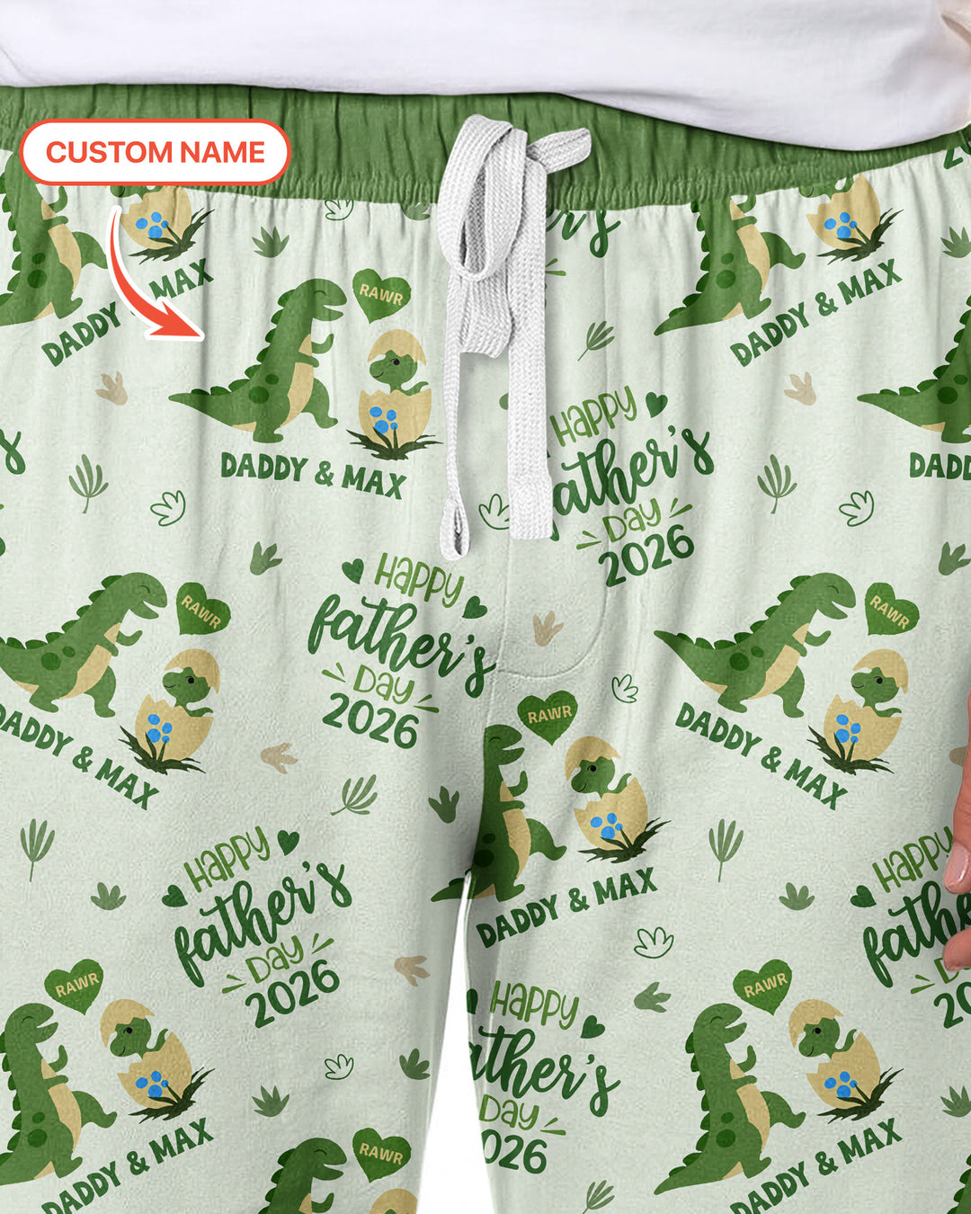 plantilla de Conjunto de Pijama de Bambú Personalizado para Hombre