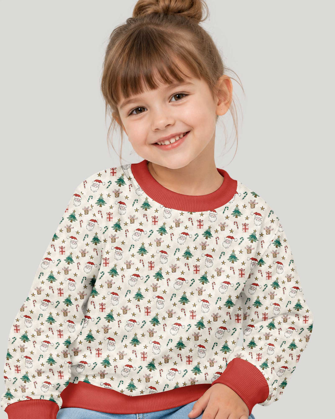 Sweatshirt mit Rundhalsausschnitt aus Bambusfaser