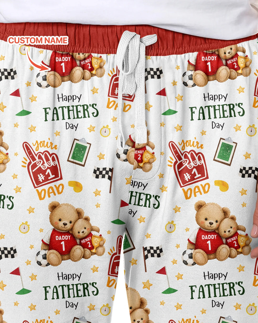 You're #1 Dad Daddy & Me Matching Bamboo Men's Pajama Set