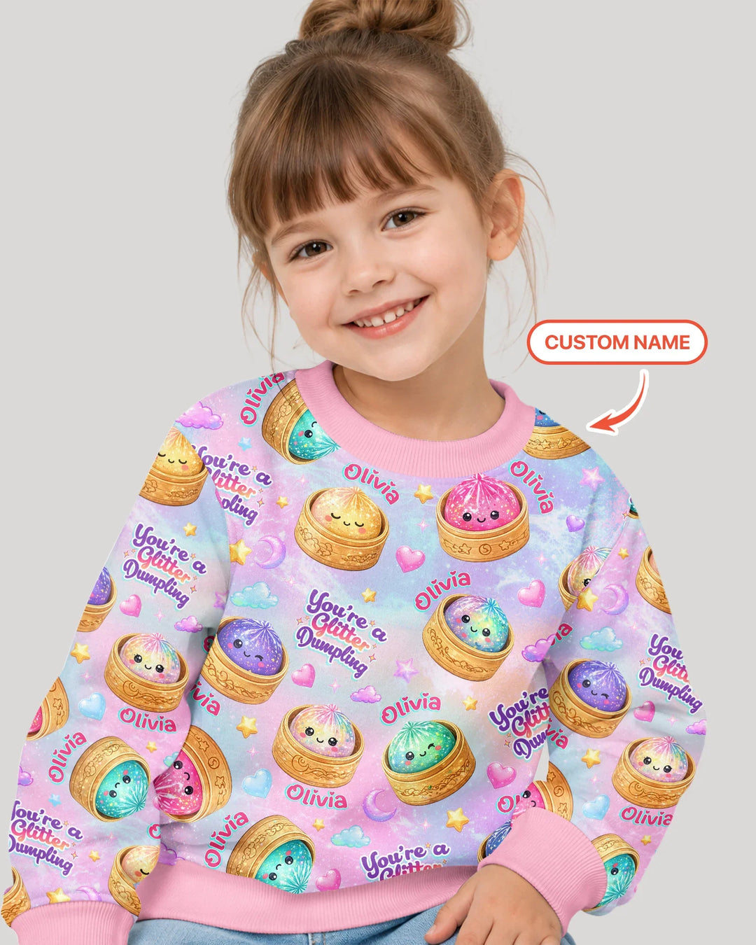 Maßgeschneiderter Bambus Rundhals-Sweatshirt